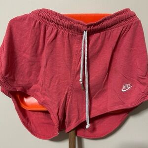 Nike Women's Athletic Shorts in Red